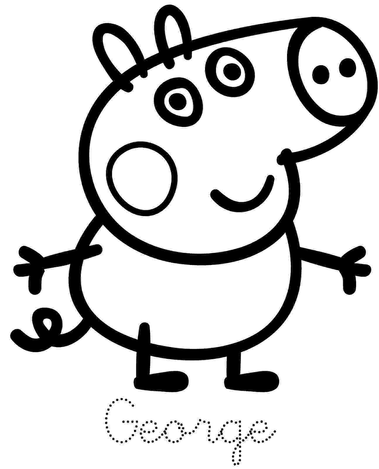 peppa pig coloring pictures peppa pig coloring pages ecoloringpagecom printable coloring pictures pig peppa 