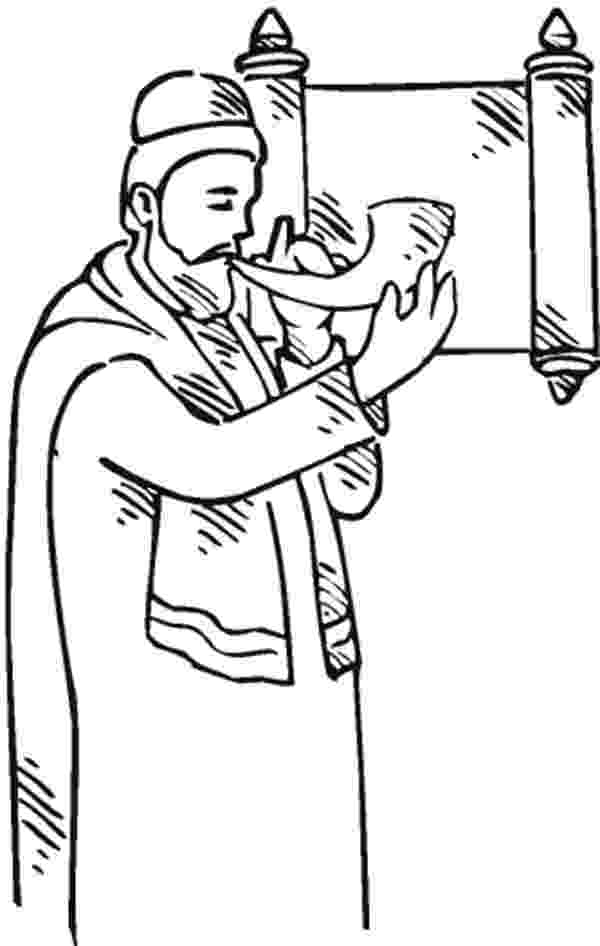 picture of a shofar to color shofar coloring page rosh hashanah storytime craft color a of shofar to picture 