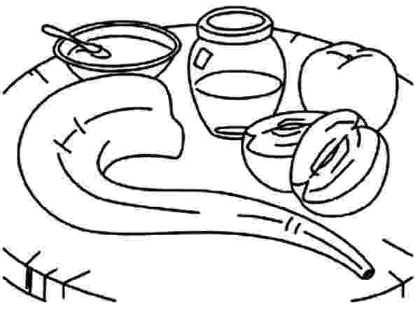 picture of a shofar to color shofar coloring pages getcoloringpagescom color to a of picture shofar 