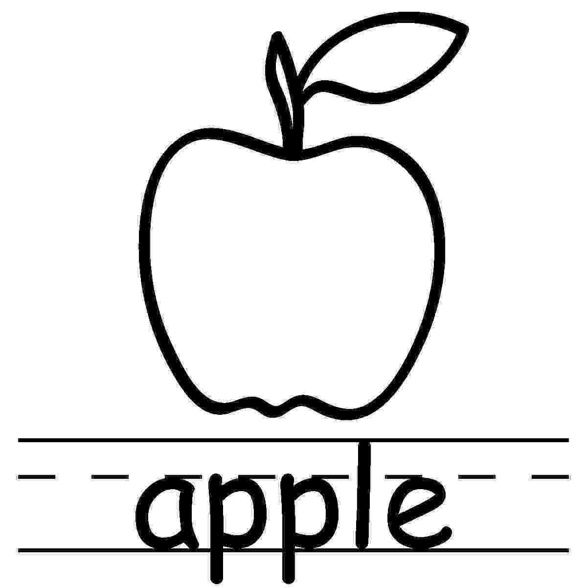 picture of apples free printable apple coloring pages for kids picture of apples 
