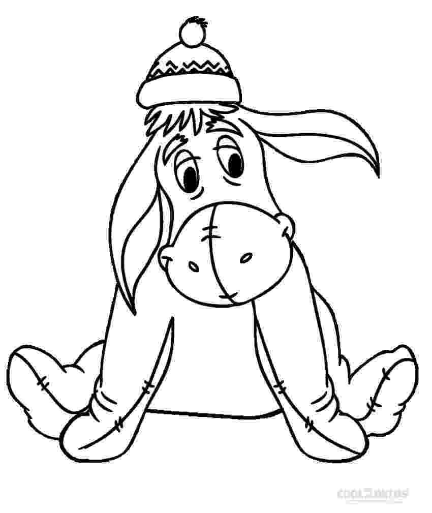 picture of eeyore printable eeyore coloring pages for kids cool2bkids of picture eeyore 
