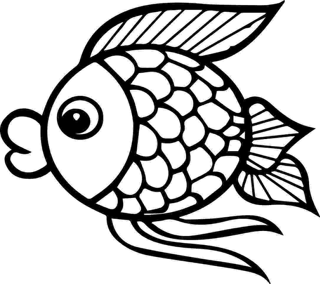 picture of fish to color free printable fish coloring pages for kids cool2bkids picture to color of fish 