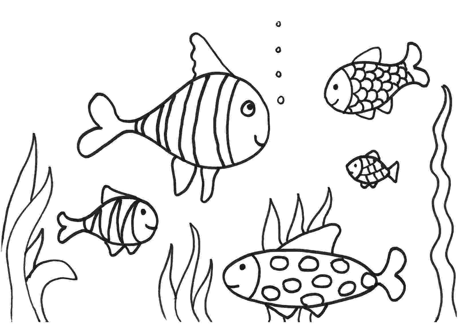picture of fish to color free printable fish coloring pages for kids cool2bkids to fish picture color of 