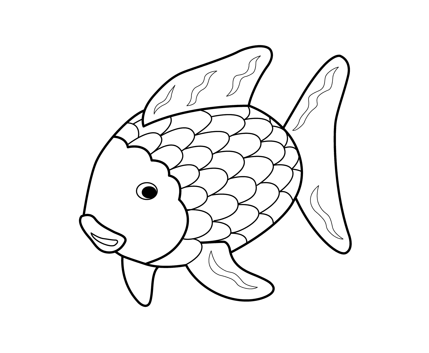 picture of fish to color simple fish coloring pages download and print for free to fish picture of color 