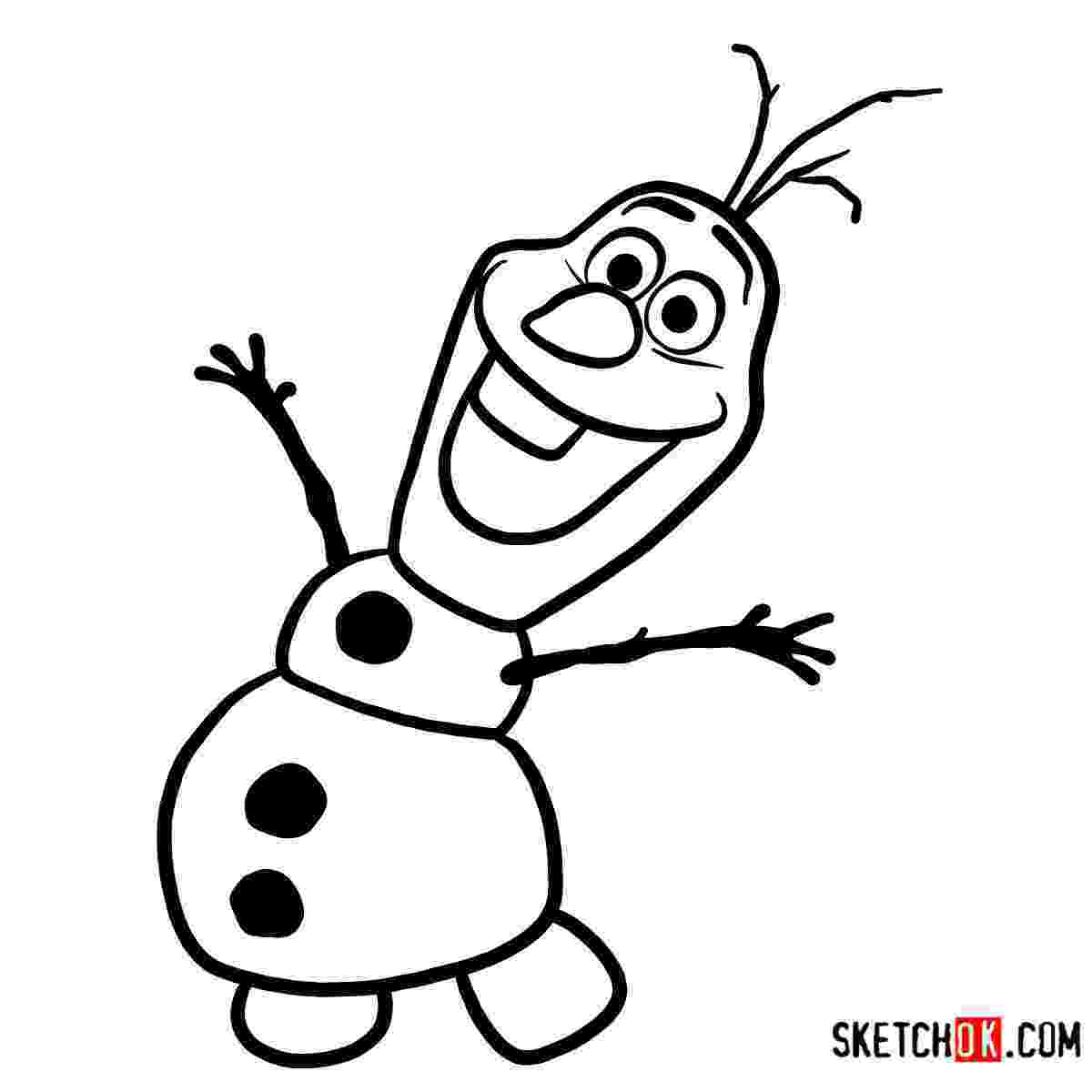 pictures of olaf from frozen frozen step by step drawing tutorials frozen from pictures of olaf 