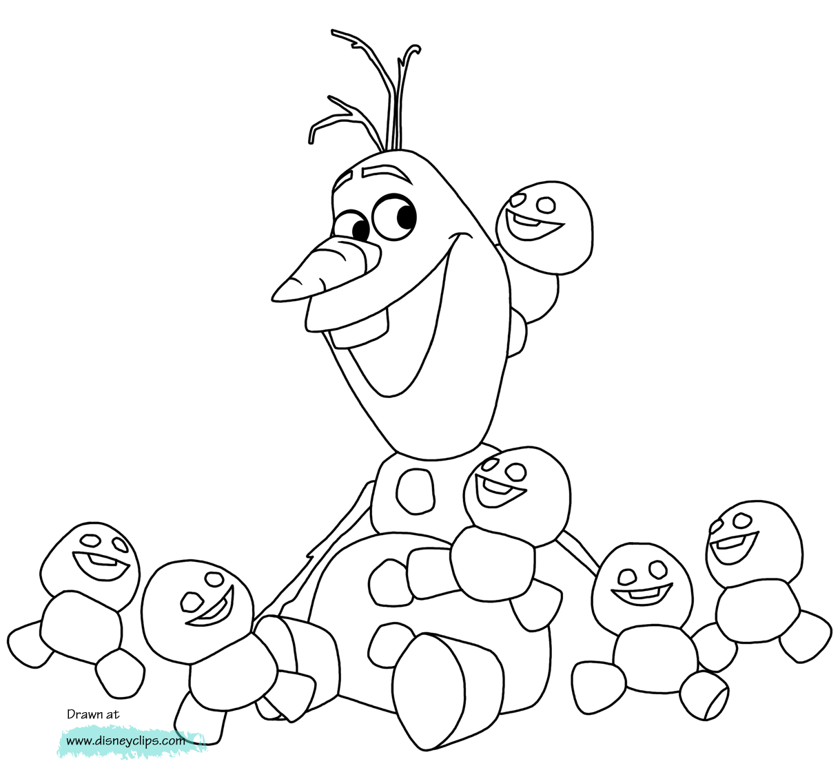pictures of olaf from frozen olaf coloring pages getcoloringpagescom olaf of from pictures frozen 