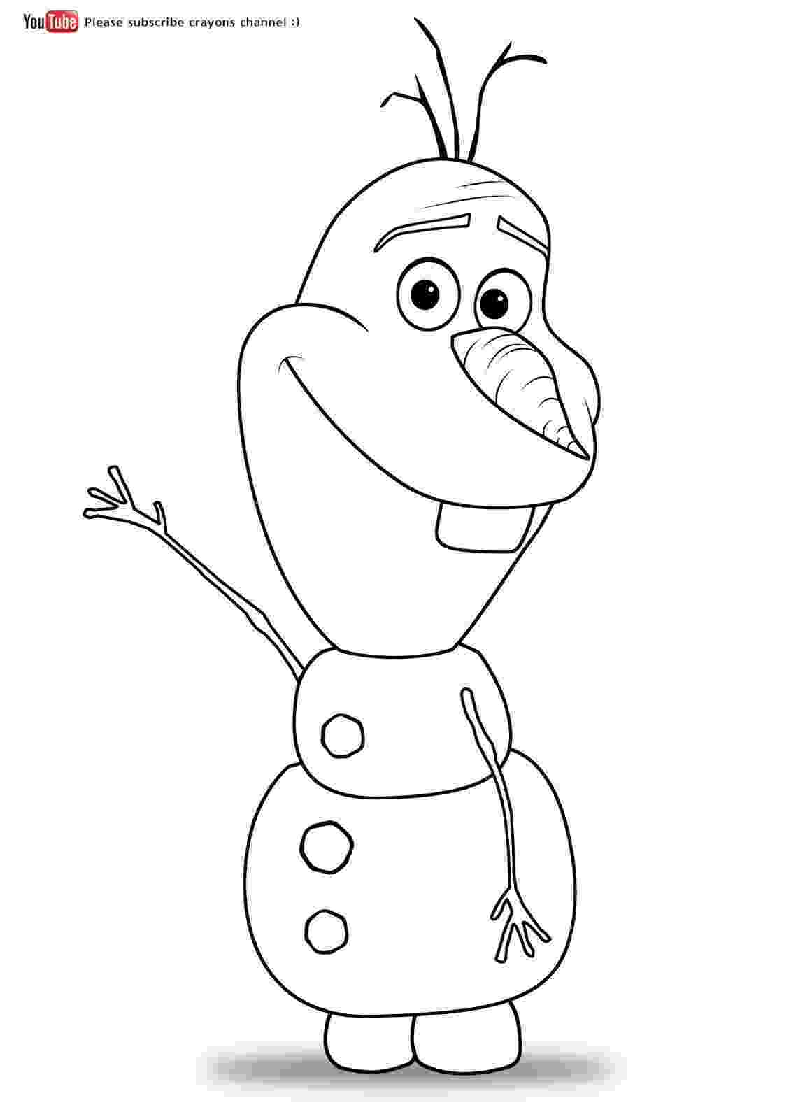 pictures of olaf from frozen olaf the snowman coloring pages crafts pinterest olaf from pictures of frozen 