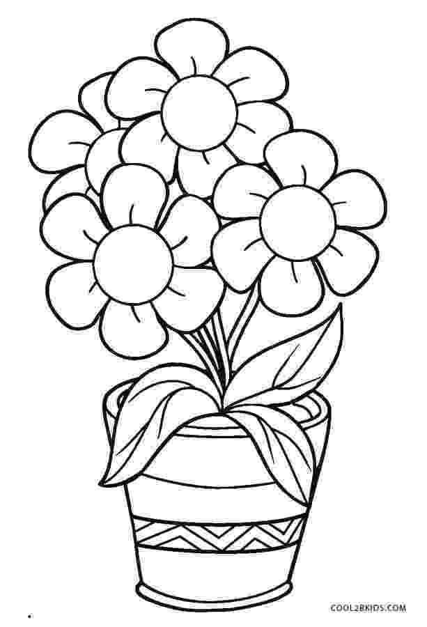 pictures to color of flowers free printable flower coloring pages for kids cool2bkids color pictures of flowers to 