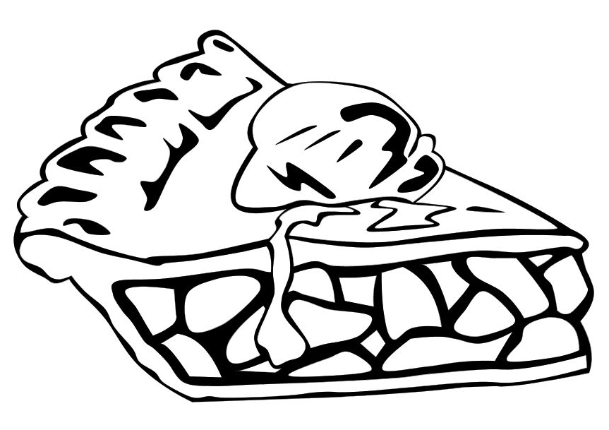 pie coloring page coloring picture of pie clipart best pie page coloring 