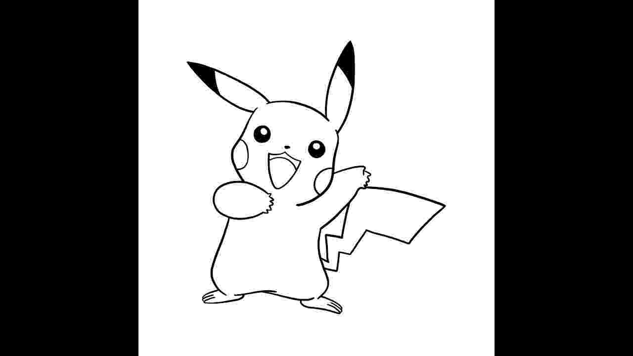 pikachu sketch how to draw pikachu draw central pikachu sketch 