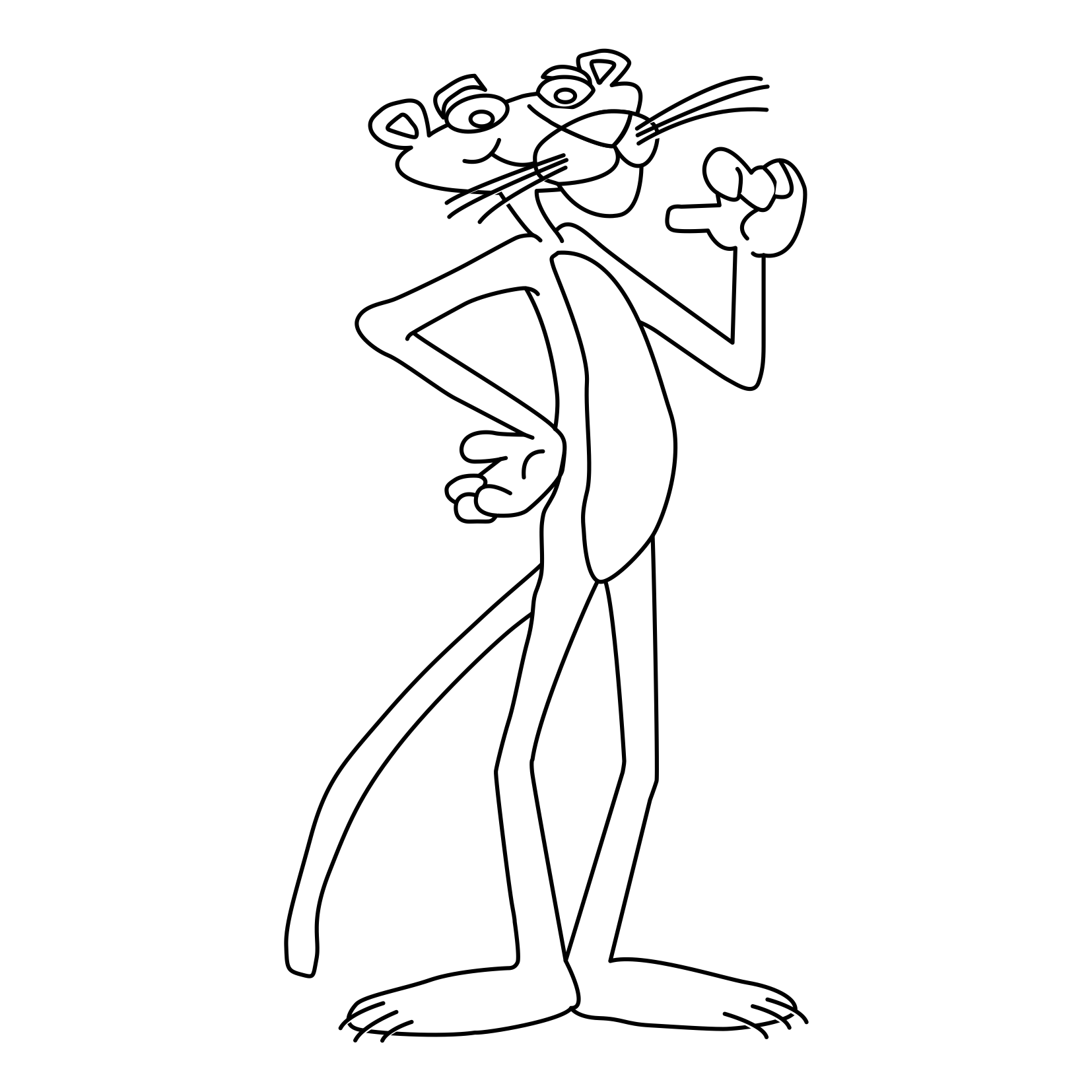 pink panther coloring games the funny pink panther coloring page printable game pink games coloring panther 