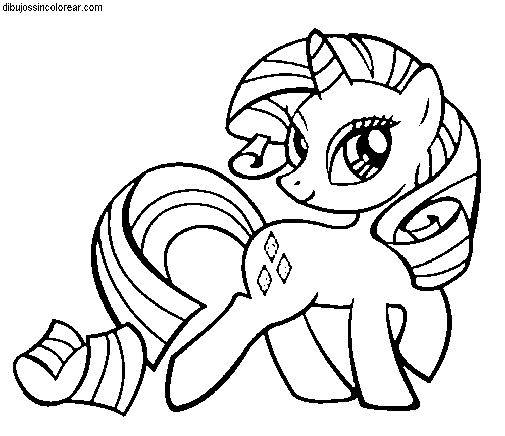 pony para colorear e imprimir dibujosdepersonajesdemylittleponyequestriagirls e colorear imprimir pony para 