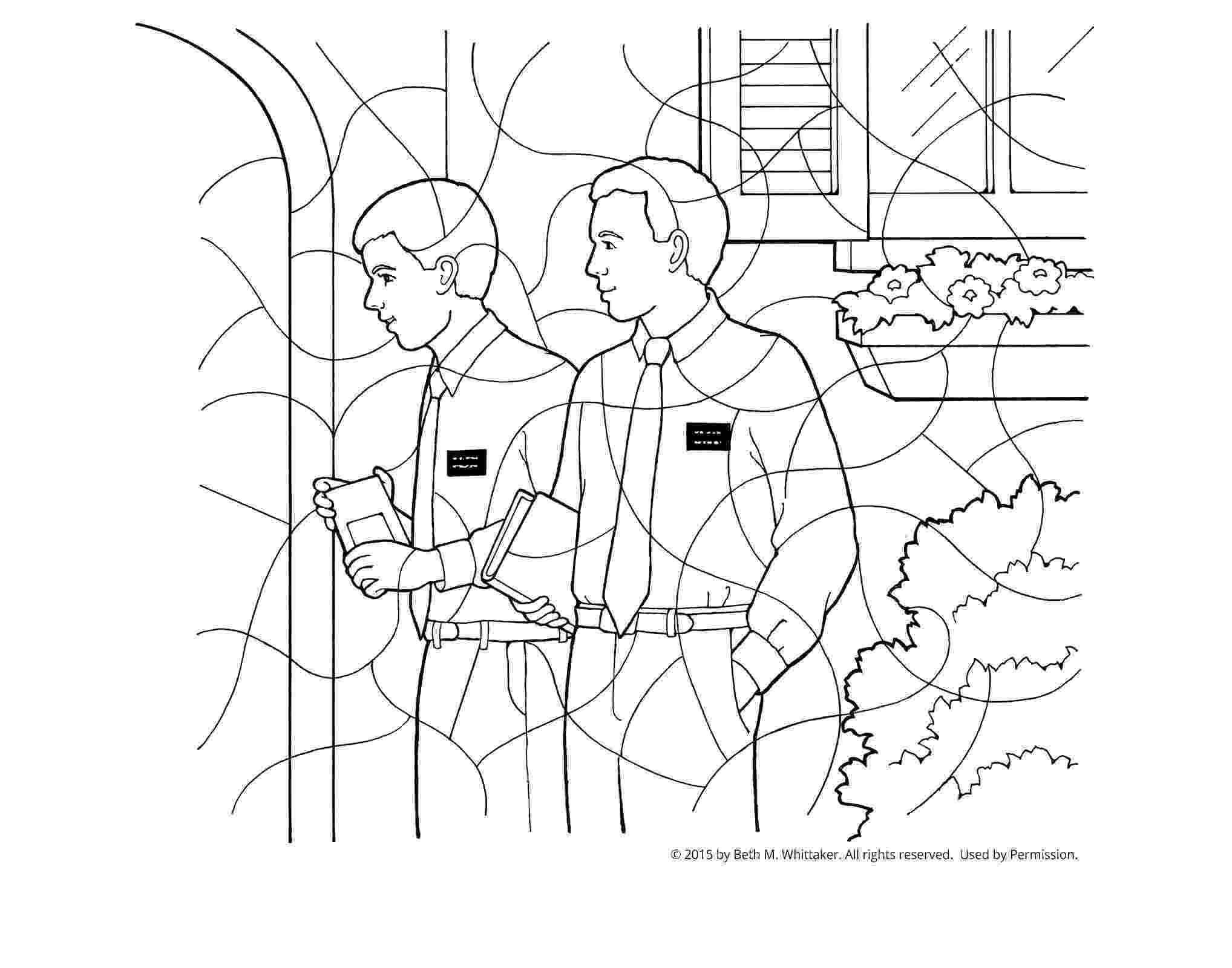 primary coloring pages melonheadz lds illustrating hold to the rod primary pages coloring 