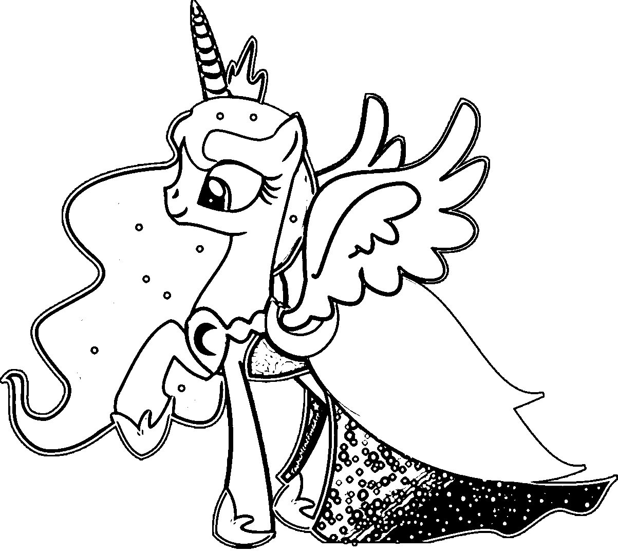 princess luna pictures my little pony coloring pages team colors pictures princess luna 