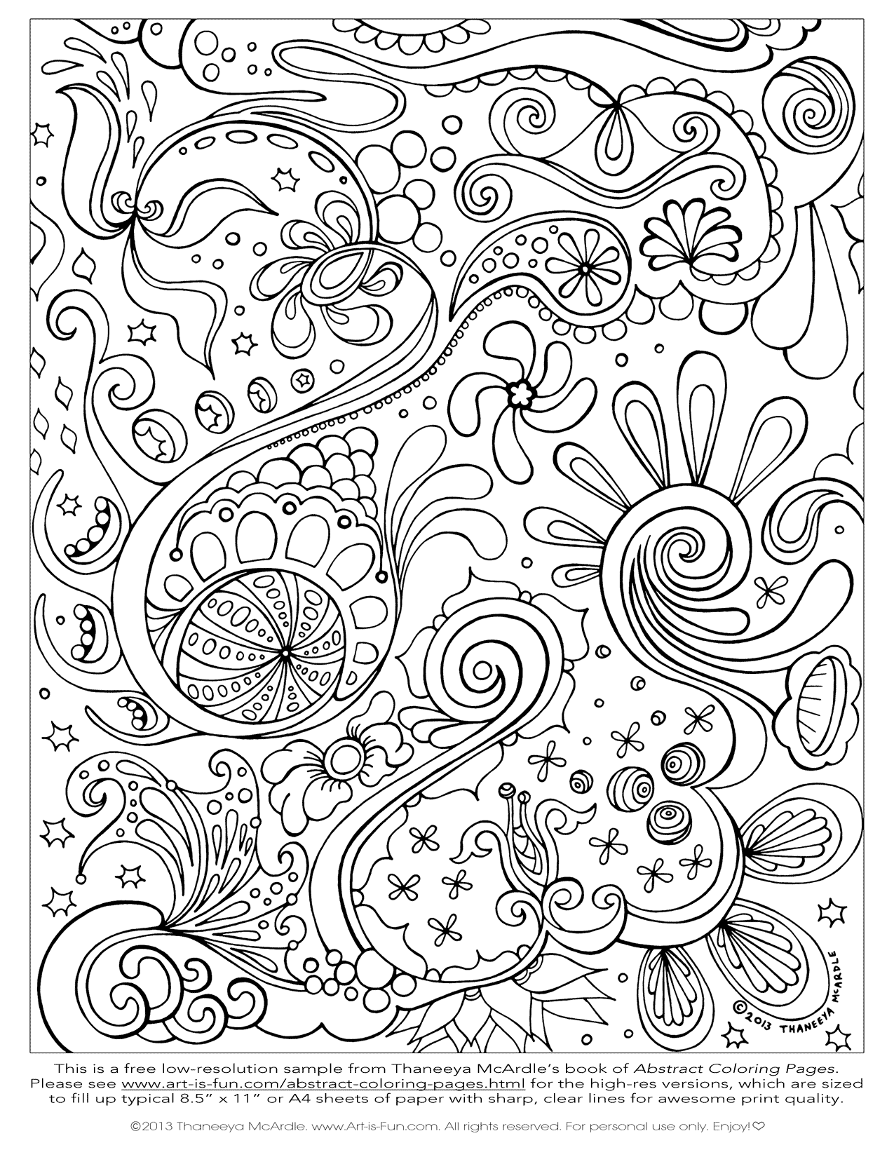 printable abstract coloring pages abstract doodle coloring page free printable coloring pages printable abstract coloring pages 