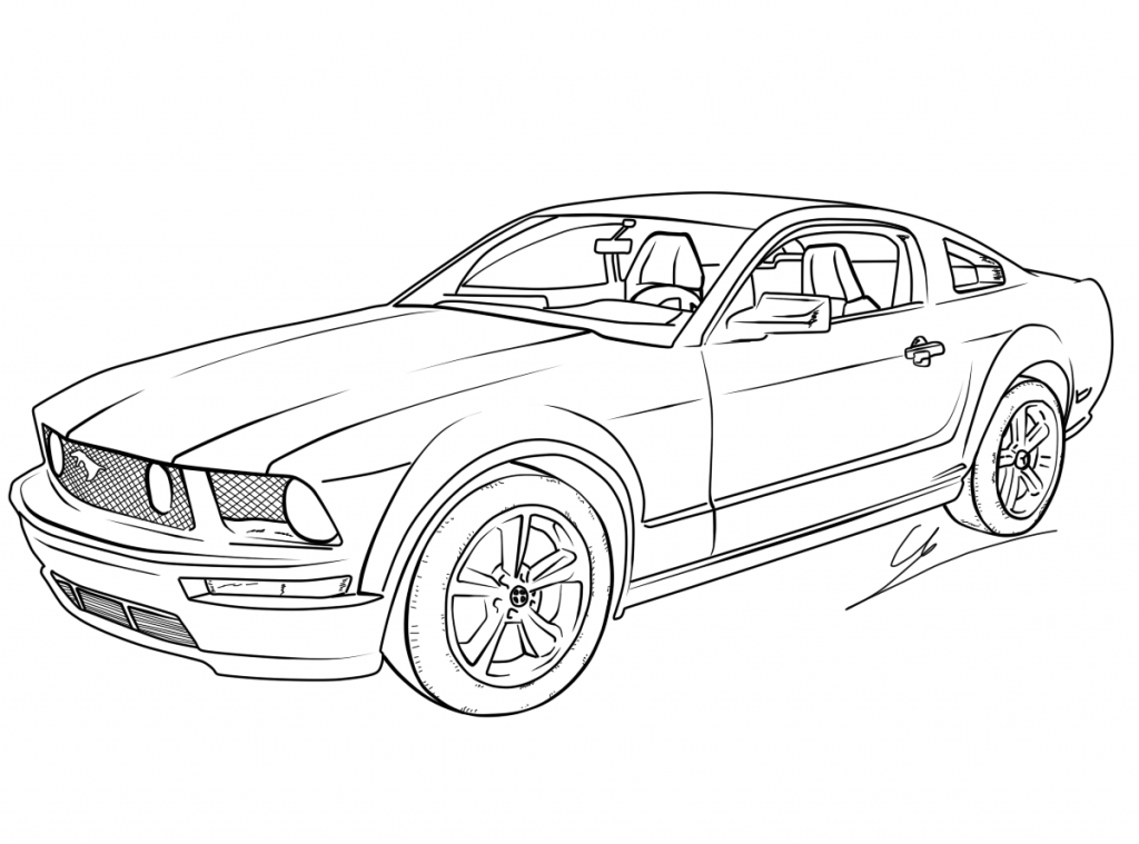 printable cars free printable mustang coloring pages for kids printable cars 