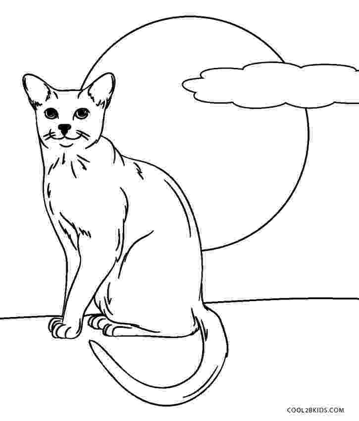 printable cats free printable cat coloring pages for kids cool2bkids printable cats 