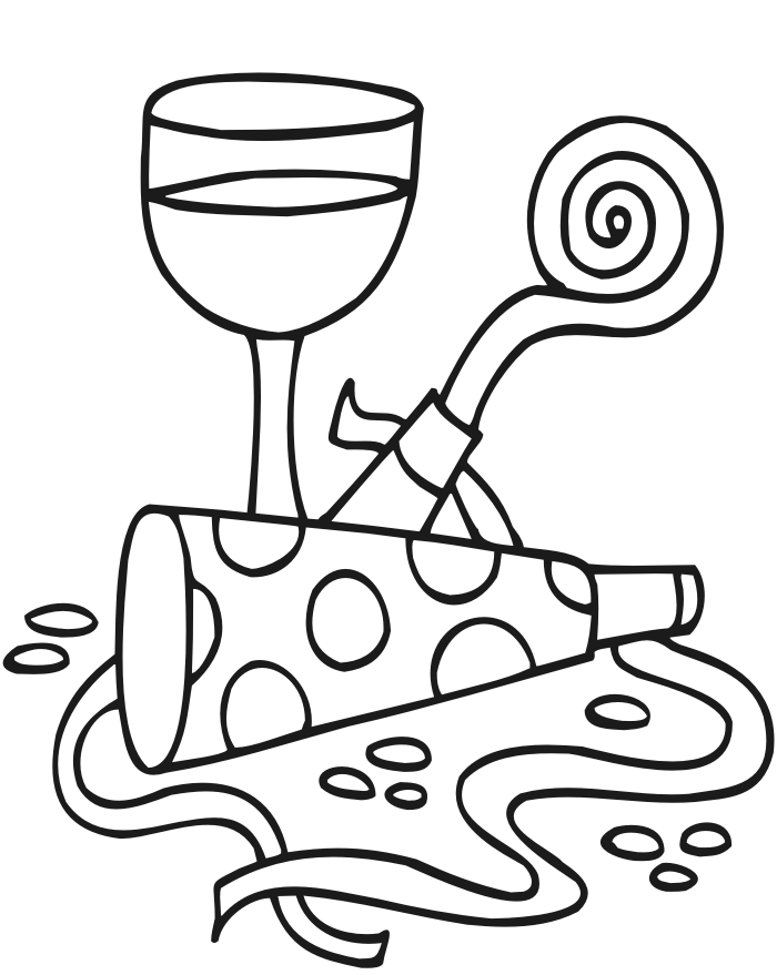 printable coloring pages new years eve coloring pages new year39s coloring pages free and printable new years eve coloring printable pages 