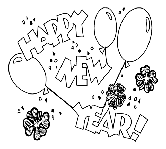 printable coloring pages new years eve new year january coloring pages printable fun to help new coloring printable years pages eve 