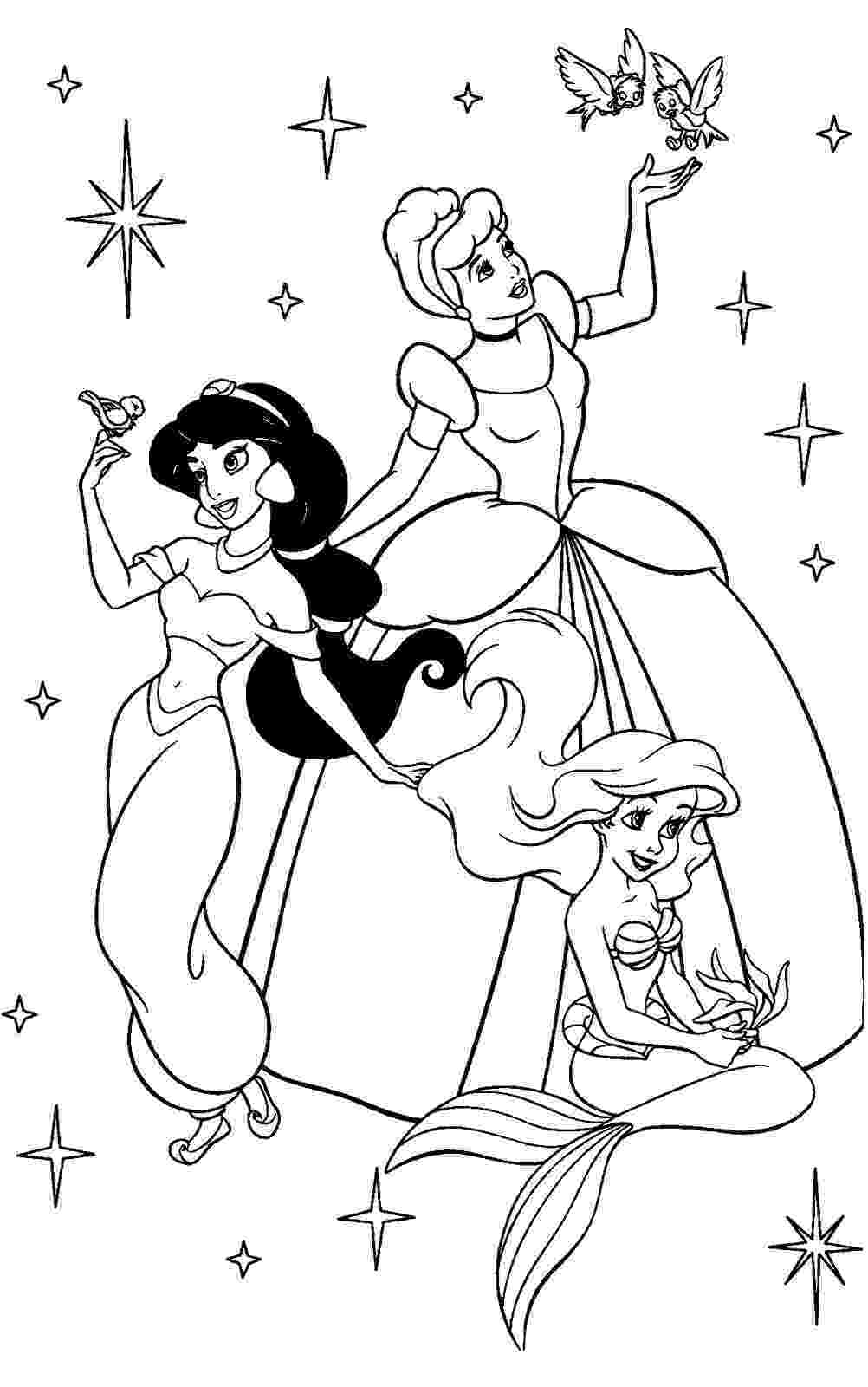 printable coloring pages of princesses disney princess coloring pages minister coloring princesses pages printable coloring of 