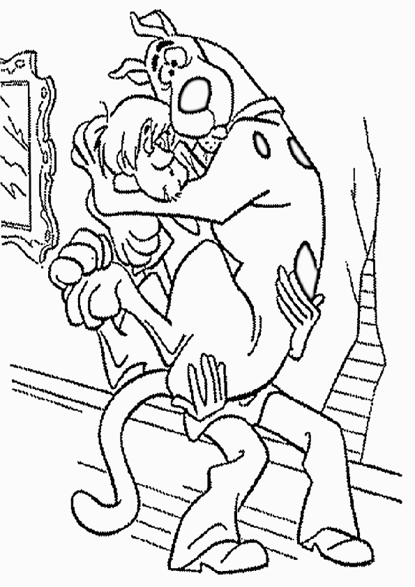 printable coloring pages scooby doo fun learn free worksheets for kid ภาพระบายส สกปป coloring pages scooby doo printable 