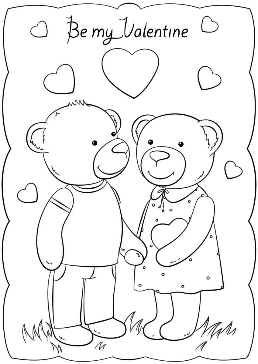 printable colouring valentines cards free coloring valentines cards az pages sketch coloring page colouring free valentines cards printable 