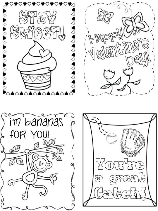 printable colouring valentines cards free kearson39s classroom valentine39s day cards cards colouring valentines free printable 