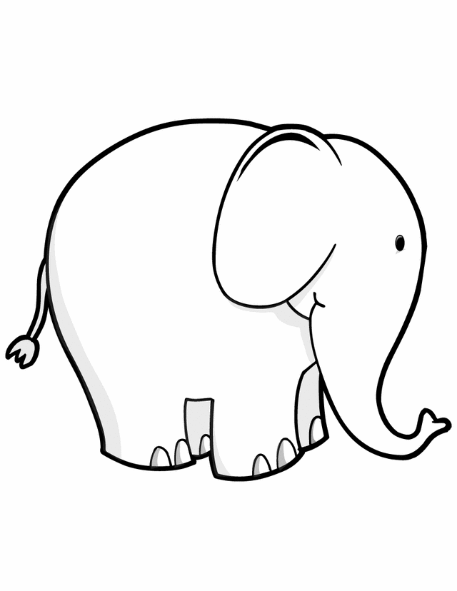 printable elephant pictures printable elephant templates elephant shapes for kids elephant pictures printable 