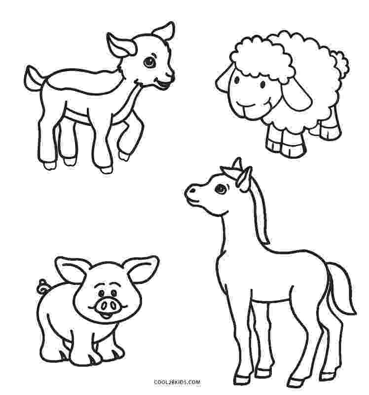 printable farm animal pictures free printable farm animal coloring pages for kids farm animal printable pictures 1 1