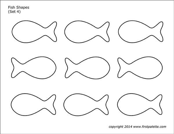 printable fish fish shapes free printable templates coloring pages printable fish 
