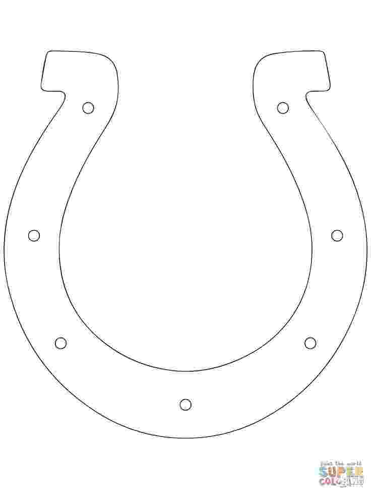 printable horseshoe template horseshoe pattern use the printable outline for crafts template printable horseshoe 