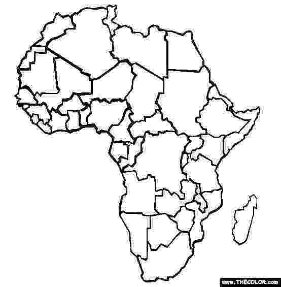 printable map of africa africa coloring page color african continent world map map printable africa of 