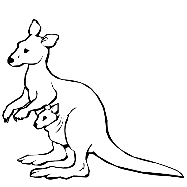 printable pictures of kangaroos coloring pages for kangaroo the best coloring pages kangaroos of printable pictures 