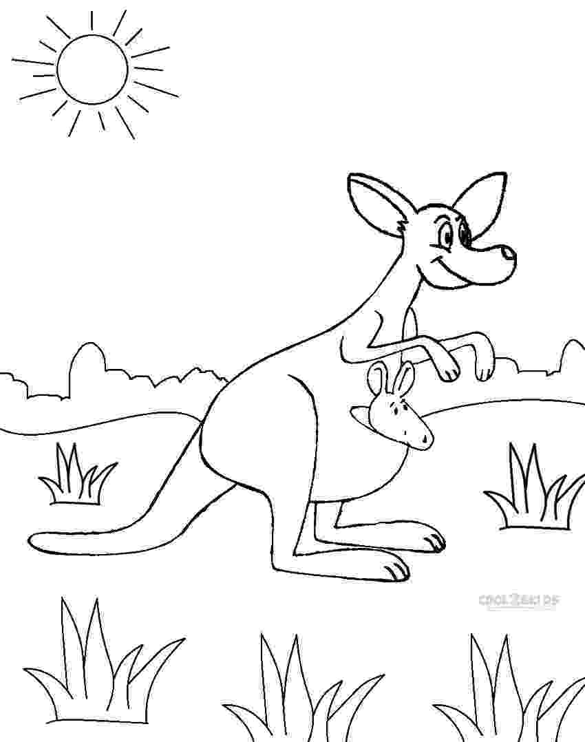 printable pictures of kangaroos free printable kangaroo coloring pages for kids of pictures printable kangaroos 