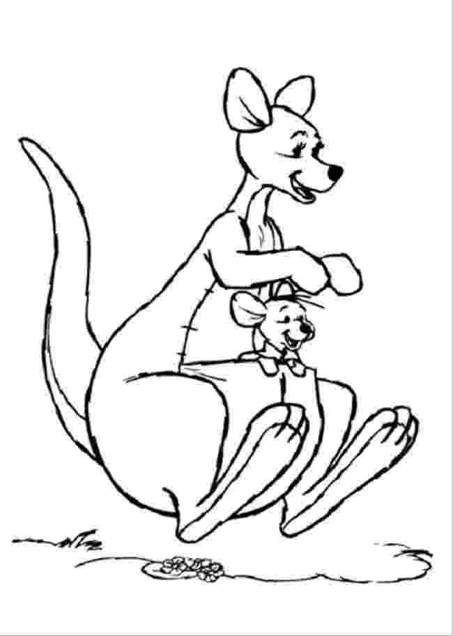 printable pictures of kangaroos printable kangaroo coloring pages for kids cool2bkids of kangaroos printable pictures 