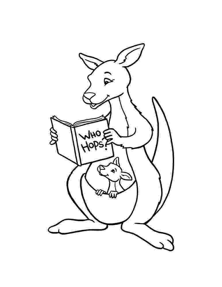 printable pictures of kangaroos printable kangaroo coloring pages for kids cool2bkids printable kangaroos pictures of 