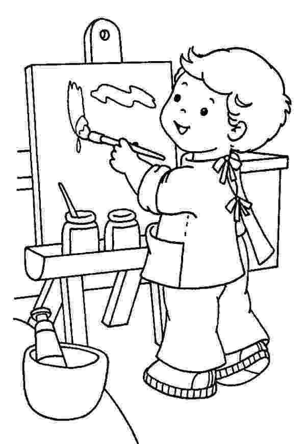 printable pictures to paint for kids emily is painting clifford coloring page free printable paint pictures printable for to kids 