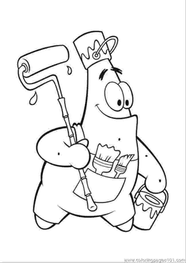 printable pictures to paint for kids sponge bob coloring pictures coloring page free painting paint for kids to printable pictures 