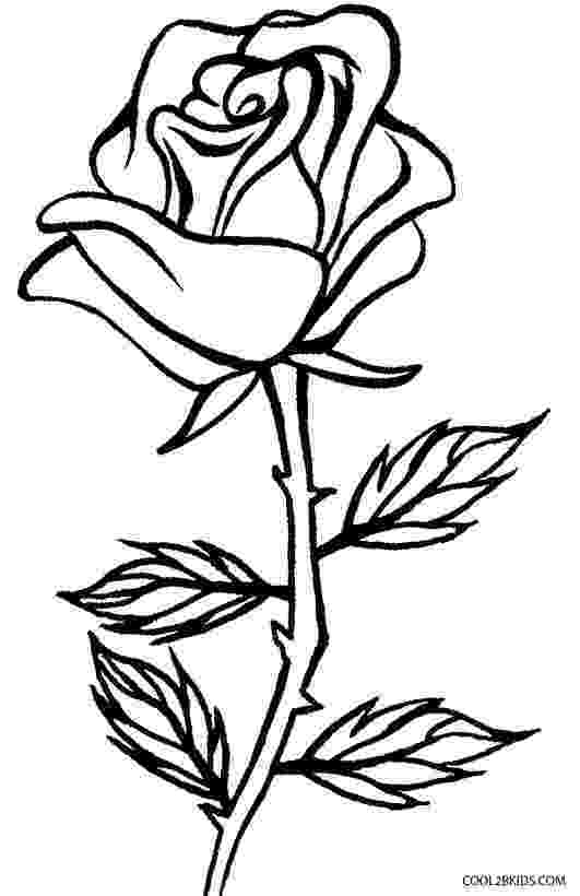 printable rose coloring pages printable rose coloring pages for kids cool2bkids coloring printable rose pages 
