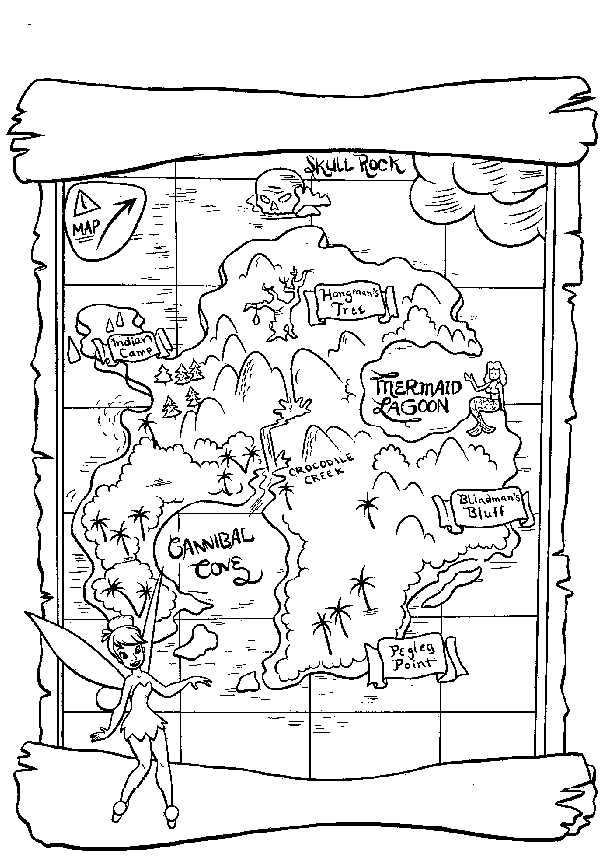 printable treasure map coloring page treasure map etsy map printable page coloring treasure 