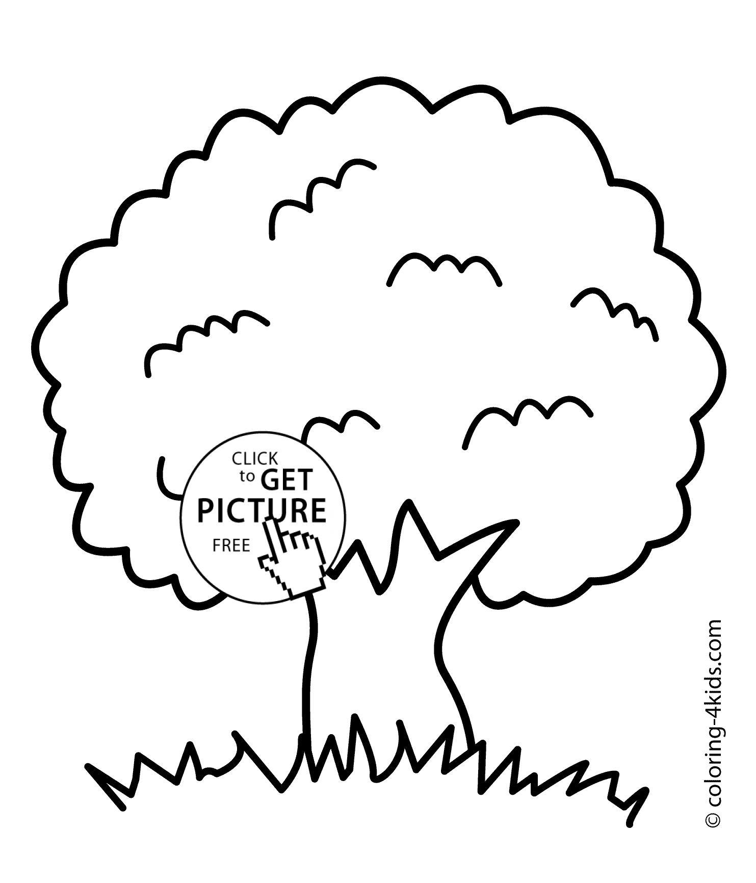 printable tree coloring page arbor day coloring pages tree identification tree printable tree page coloring 