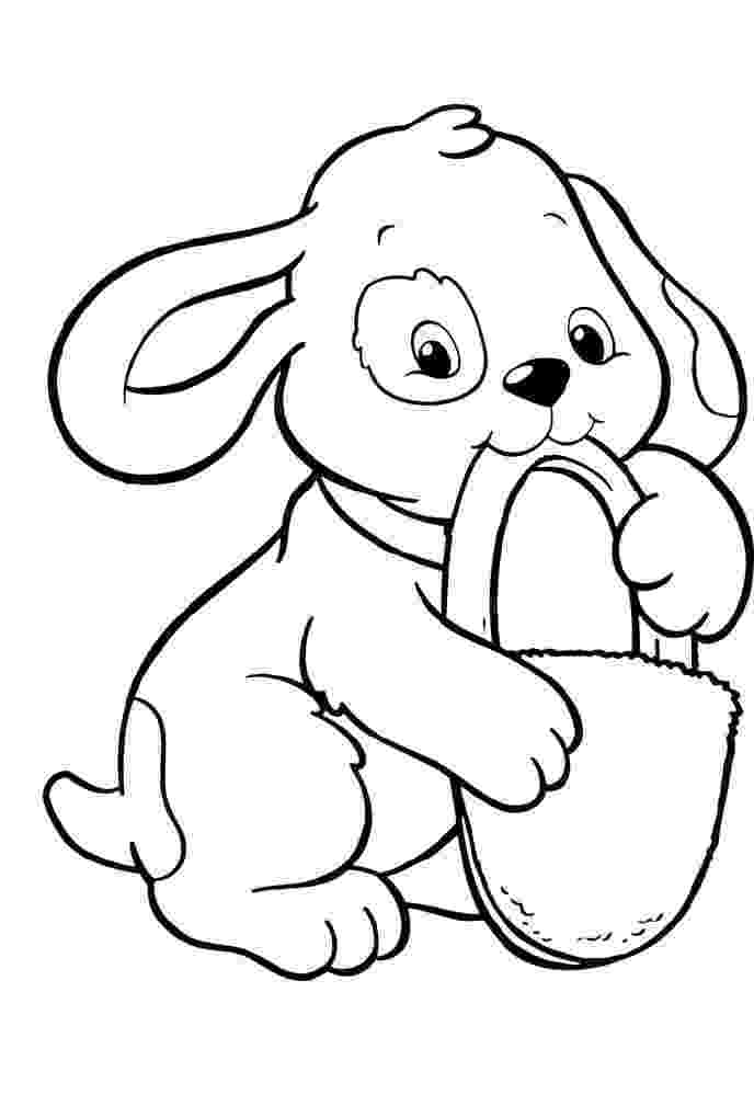 puppy coloring page cute puppy coloring pages getcoloringpagescom puppy page coloring 