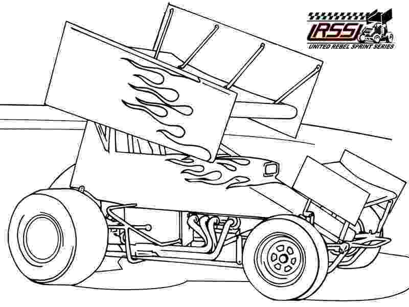 race coloring pages sprint car coloring pages at getdrawingscom free for coloring pages race 