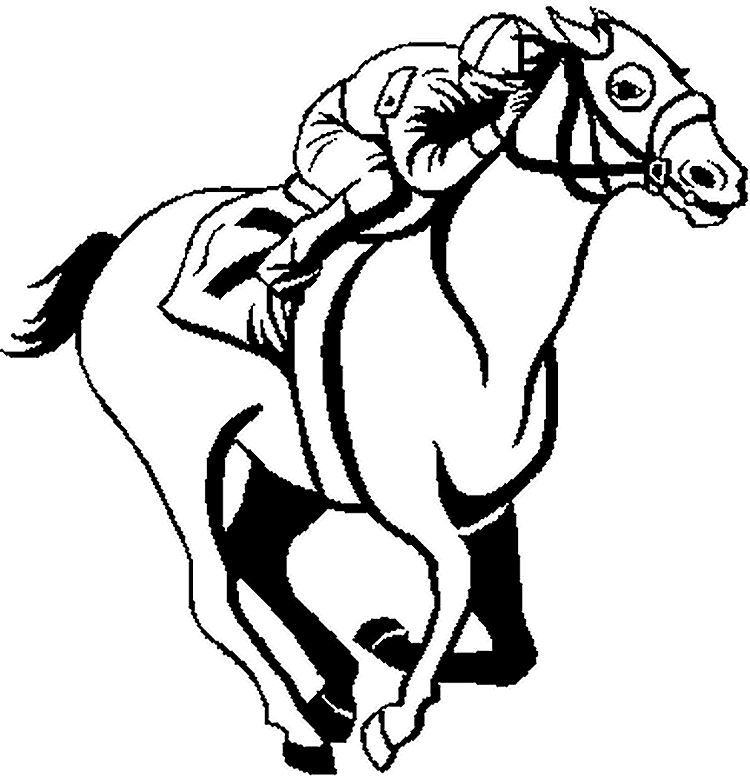 race horse coloring pages horse race track coloring coloring pages race pages horse coloring 