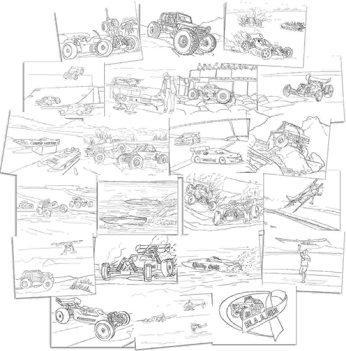 rc car coloring pages rc drawing at getdrawingscom free for personal use rc rc car pages coloring 
