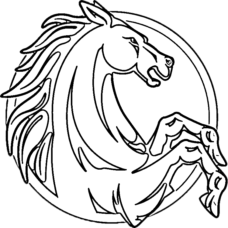 rearing horse coloring pages rearing horse easy coloring pages rearing pages coloring horse 