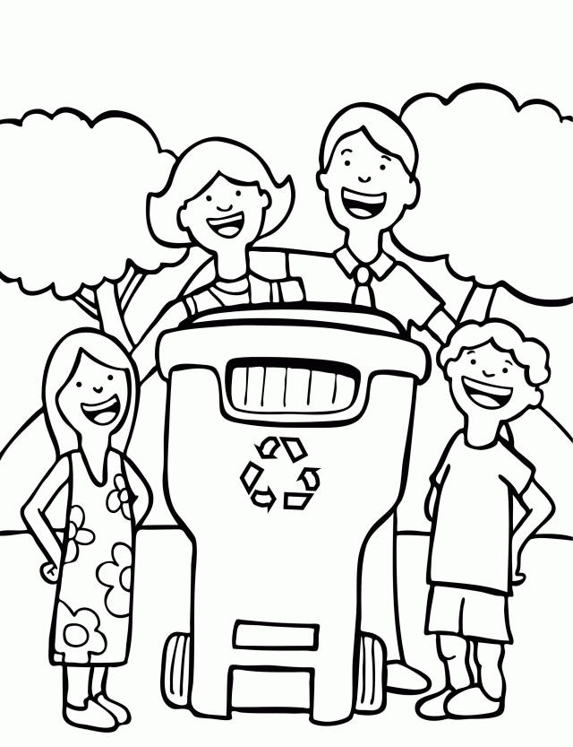 recycling coloring page reduce reuse recycle coloring page free printable recycling coloring page 