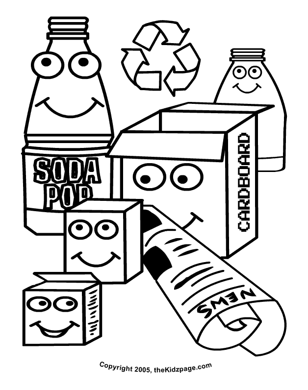 recycling coloring page teaching kids about recycling nak39azdli recycling depot recycling page coloring 