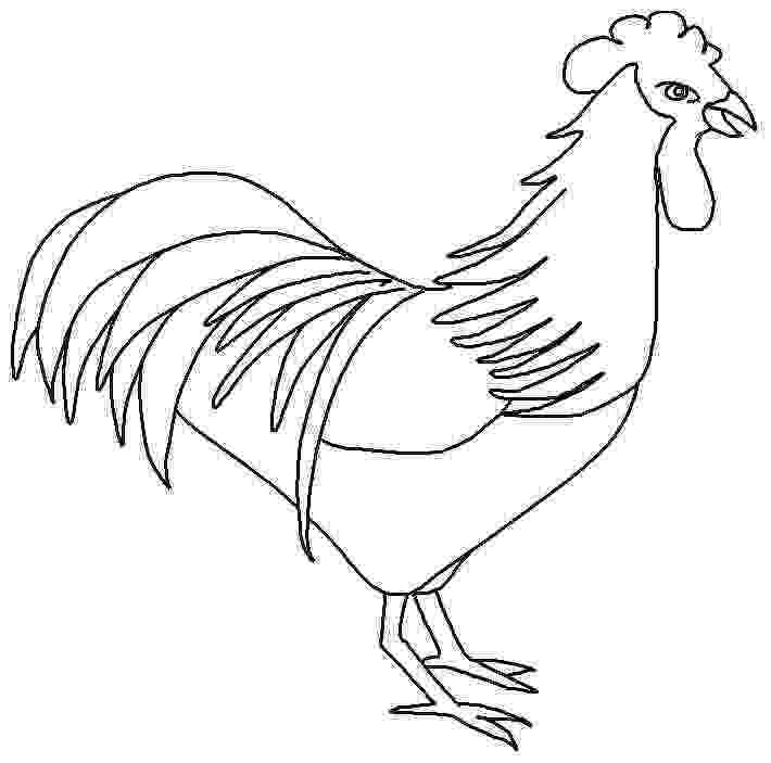 rooster coloring pages free printable printable rooster coloring pages kid crafts for chinese free pages rooster printable coloring 