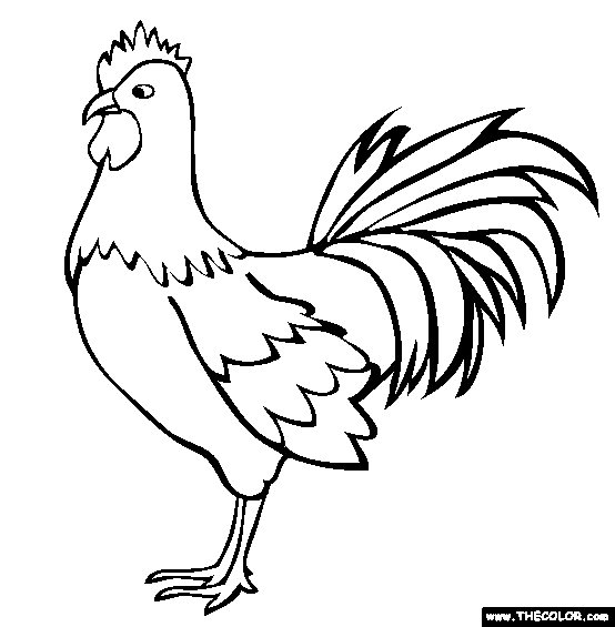rooster coloring pages free printable rooster coloring pages getcoloringpagescom coloring rooster printable free pages 